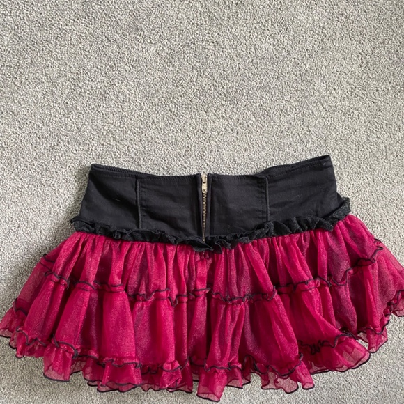 Tripp nyc burgundy tutu corset skirt size S - Picture 2 of 3